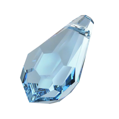 Serinity Pendants Teardrop (6000) Aquamarine - Bluestreak Crystals