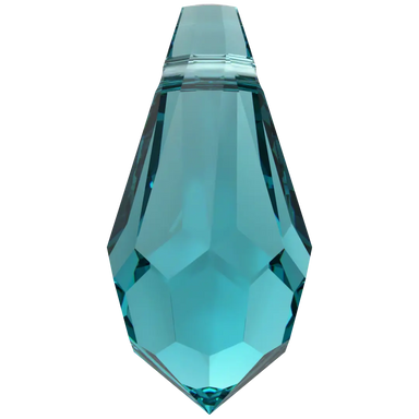 Serinity Pendants Teardrop (6000) Blue Zircon - Bluestreak Crystals