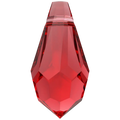 Serinity Pendants Teardrop (6000) Light Siam - Bluestreak Crystals