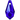 Serinity Pendants Teardrop (6000) Majestic Blue - Bluestreak Crystals