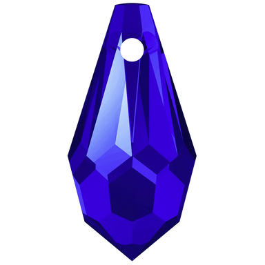 Serinity Pendants Teardrop (6000) Majestic Blue - Bluestreak Crystals