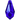 Serinity Pendants Teardrop (6000) Majestic Blue - Bluestreak Crystals