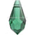 Serinity Pendants Teardrop (6000) Majestic Green-Serinity Pendants-11mm - Pack of 10-Bluestreak Crystals
