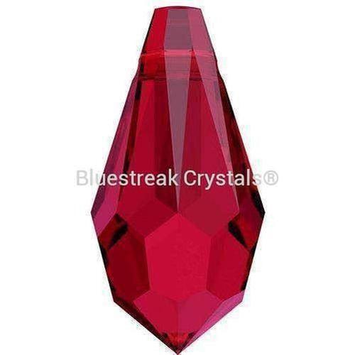 Serinity Pendants Teardrop (6000) Scarlet-Serinity Pendants-11mm - Pack of 10-Bluestreak Crystals