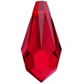 Serinity Pendants Teardrop (6000) Scarlet - Bluestreak Crystals