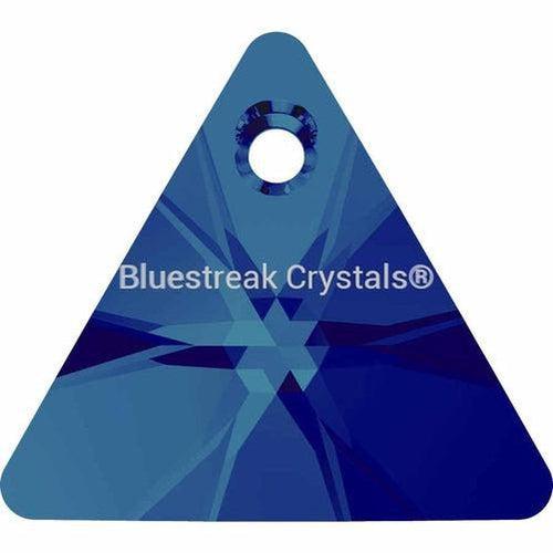 Serinity Pendants Triangle Cut (6628) Crystal Bermuda Blue P-Serinity Pendants-8mm - Pack of 6-Bluestreak Crystals