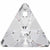 Serinity Pendants Triangle Cut (6628) Crystal-Serinity Pendants-8mm - Pack of 6-Bluestreak Crystals