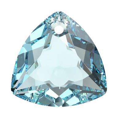 Serinity Pendants Trilliant Cut (6434) Aquamarine - Bluestreak Crystals