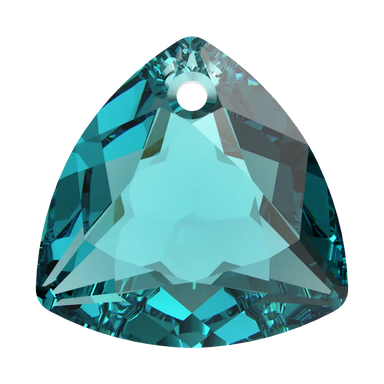 Serinity Pendants Trilliant Cut (6434) Blue Zircon - Bluestreak Crystals