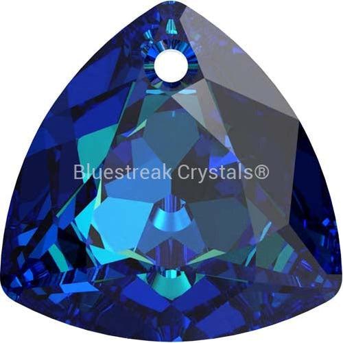 Serinity Pendants Trilliant Cut (6434) Crystal Bermuda Blue P-Serinity Pendants-8mm - Pack of 4-Bluestreak Crystals