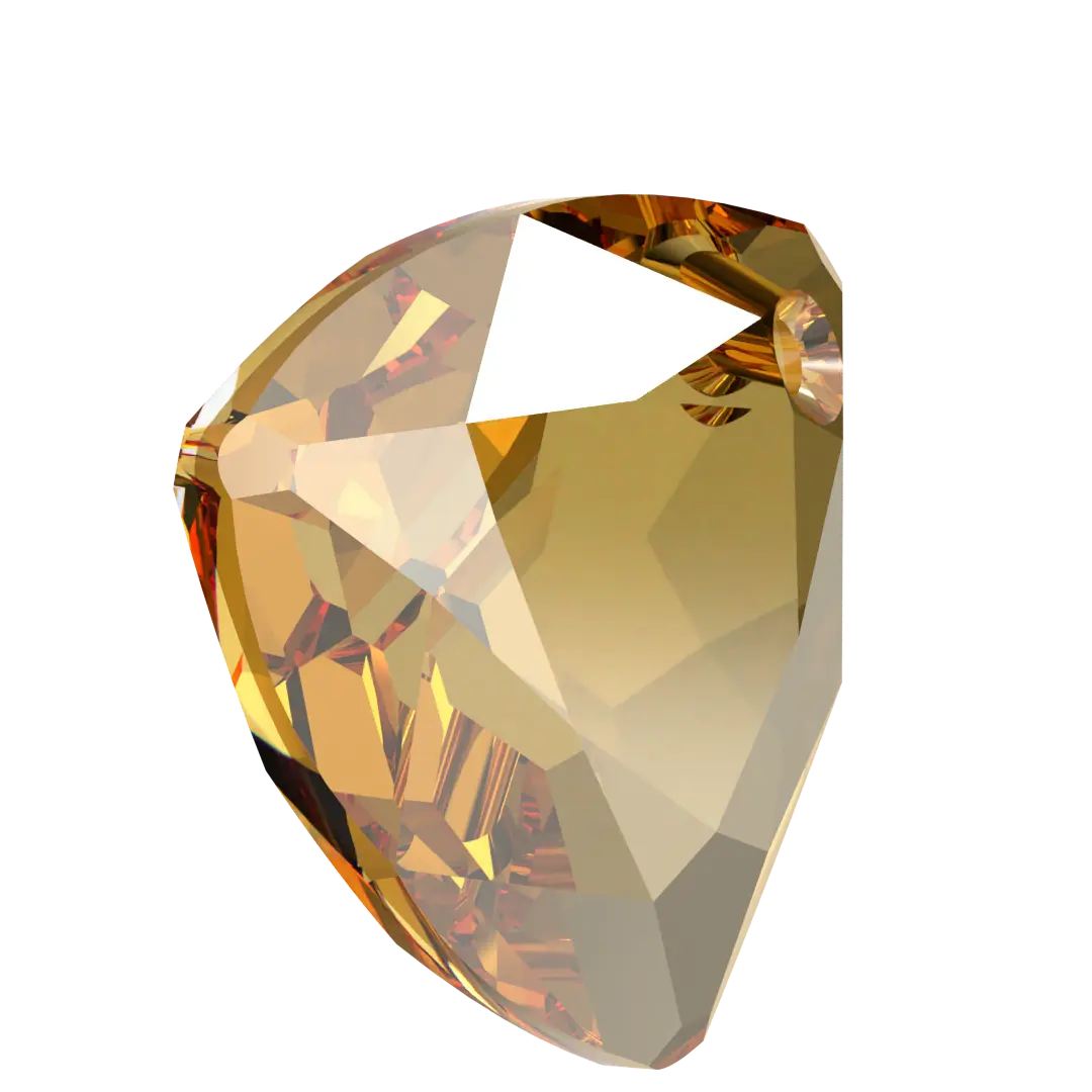 Serinity Pendants Trilliant Cut (6434) Crystal Golden Shadow - Bluestreak Crystals