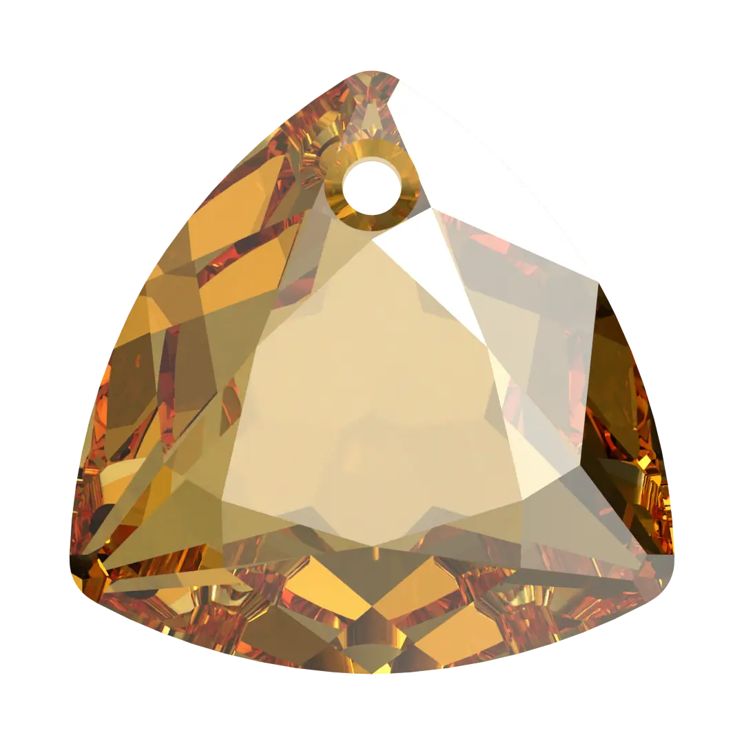 Serinity Pendants Trilliant Cut (6434) Crystal Golden Shadow - Bluestreak Crystals