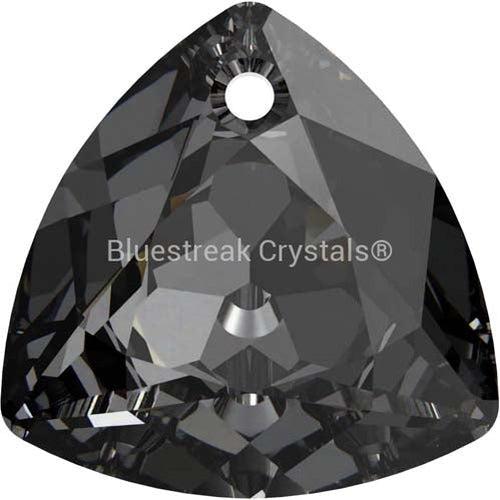Serinity Pendants Trilliant Cut (6434) Crystal Silver Night-Serinity Pendants-8mm - Pack of 4-Bluestreak Crystals