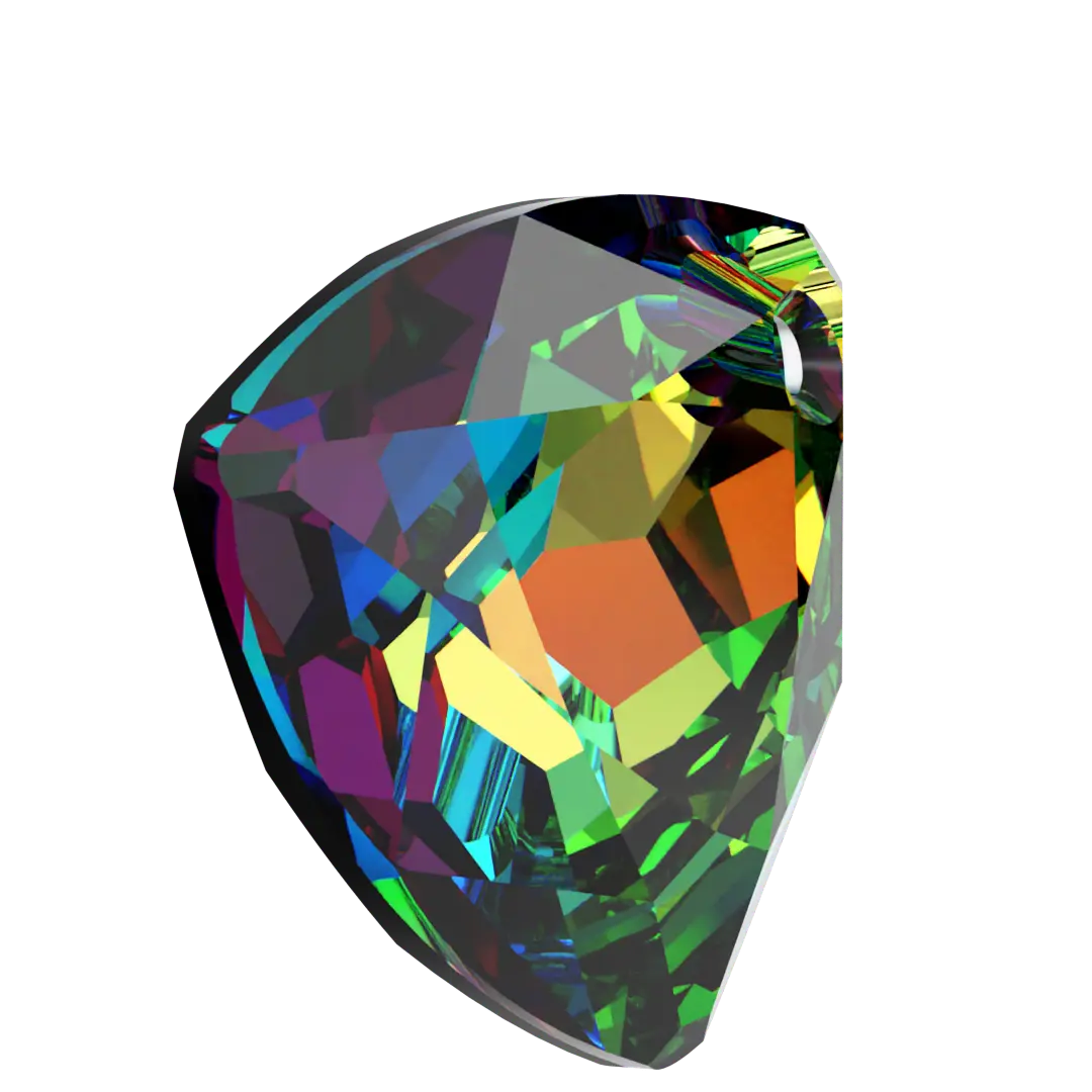 Serinity Pendants Trilliant Cut (6434) Crystal Vitrail Medium P - Bluestreak Crystals