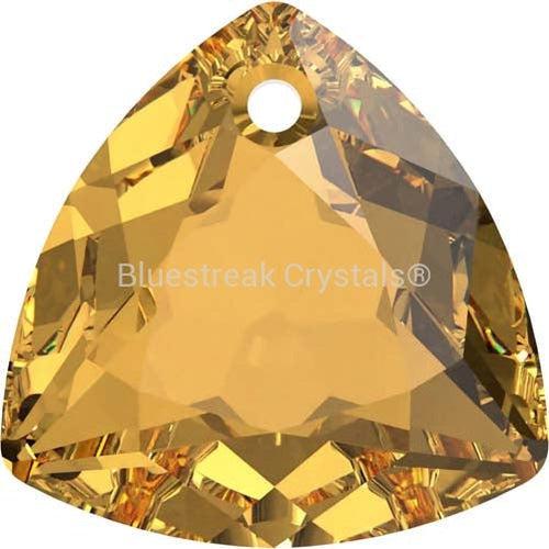 Serinity Pendants Trilliant Cut (6434) Golden Topaz-Serinity Pendants-8mm - Pack of 4-Bluestreak Crystals