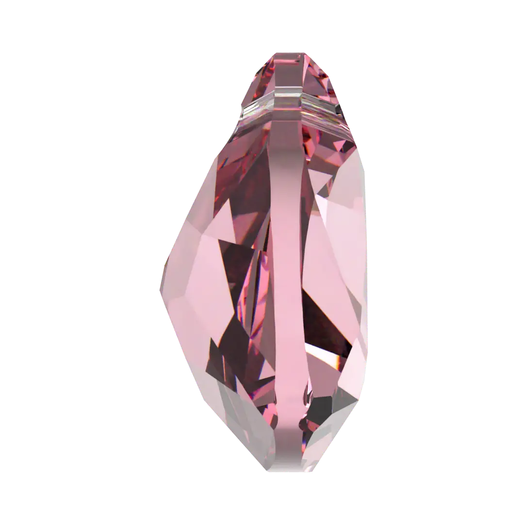 Serinity Pendants Trilliant Cut (6434) Light Rose - Bluestreak Crystals