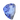 Serinity Pendants Trilliant Cut (6434) Sapphire - Bluestreak Crystals