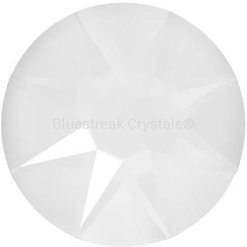 Serinity Rhinestones Non Hotfix (2000, 2058 & 2088) Crystal Electric White-Serinity Flatback Rhinestones Crystals (Non Hotfix)-SS12 (3.1mm) - Pack of 50-Bluestreak Crystals
