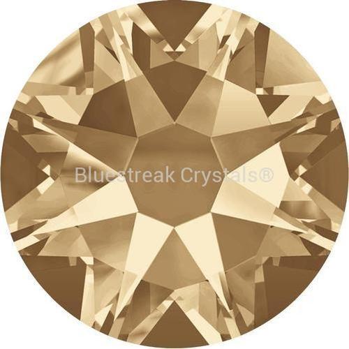 Serinity Rhinestones Non Hotfix (2000, 2058 & 2088) Crystal Golden Shadow-Serinity Flatback Rhinestones Crystals (Non Hotfix)-SS3 (1.4mm) - Pack of 50-Bluestreak Crystals