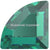 Serinity Rhinestones Non Hotfix Connector (2715) Emerald-Serinity Flatback Rhinestones Crystals (Non Hotfix)-3mm - Pack of 12-Bluestreak Crystals