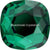 Serinity Rhinestones Non Hotfix Cushion (2471) Emerald-Serinity Flatback Rhinestones Crystals (Non Hotfix)-5mm - Pack of 10-Bluestreak Crystals