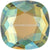 Serinity Rhinestones Non Hotfix Cushion (2471) Light Topaz Shimmer-Serinity Flatback Rhinestones Crystals (Non Hotfix)-10mm - Pack of 2-Bluestreak Crystals