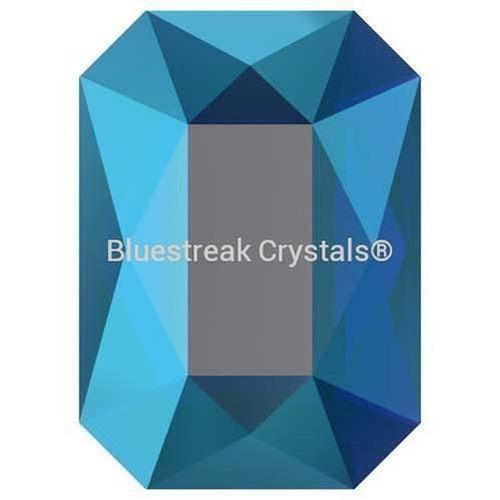 Serinity Rhinestones Non Hotfix Emerald Cut (2602) Cobalt Shimmer-Serinity Flatback Rhinestones Crystals (Non Hotfix)-14x10mm - Pack of 4-Bluestreak Crystals