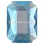 Serinity Rhinestones Non Hotfix Emerald Cut (2602) Light Sapphire Shimmer-Serinity Flatback Rhinestones Crystals (Non Hotfix)-14x10mm - Pack of 4-Bluestreak Crystals