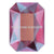 Serinity Rhinestones Non Hotfix Emerald Cut (2602) Scarlet Shimmer-Serinity Flatback Rhinestones Crystals (Non Hotfix)-8x5.5mm - Pack of 10-Bluestreak Crystals