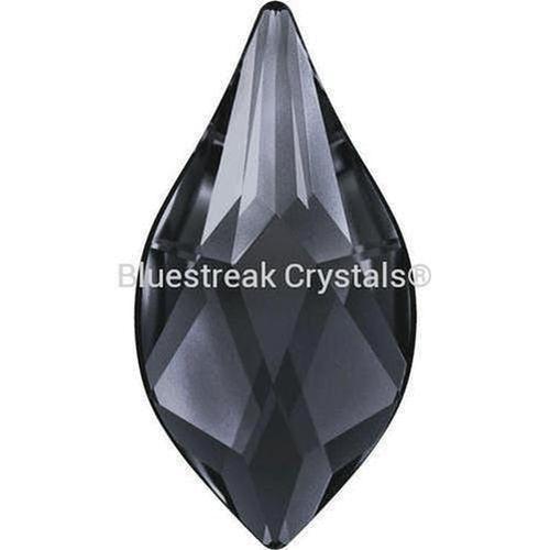 Serinity Rhinestones Non Hotfix Flame (2205) Crystal Silver Night-Serinity Flatback Rhinestones Crystals (Non Hotfix)-7.5mm - Pack of 8-Bluestreak Crystals