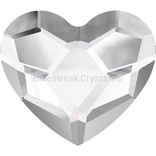 Serinity Rhinestones Non Hotfix Heart (2808) Crystal-Serinity Flatback Rhinestones Crystals (Non Hotfix)-3.6mm - Pack of 10-Bluestreak Crystals