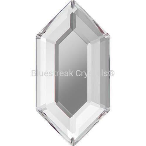 Serinity Rhinestones Non Hotfix Large Hexagon (2776) Crystal-Serinity Flatback Rhinestones Crystals (Non Hotfix)-8.2x4.2mm - Pack of 8-Bluestreak Crystals