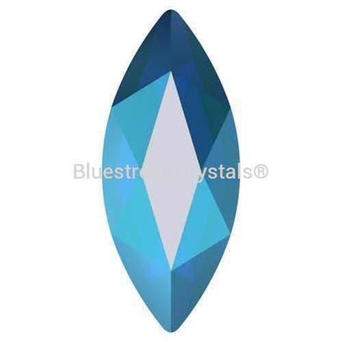 Serinity Rhinestones Non Hotfix Marquise (2201) Cobalt Shimmer-Serinity Flatback Rhinestones Crystals (Non Hotfix)-14x6mm - Pack of 4-Bluestreak Crystals