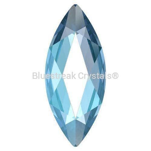 Serinity Rhinestones Non Hotfix Marquise (2201) Light Sapphire Shimmer-Serinity Flatback Rhinestones Crystals (Non Hotfix)-14x6mm - Pack of 4-Bluestreak Crystals