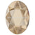 Serinity Rhinestones Non Hotfix Oval (2603) Crystal Golden Shadow-Serinity Flatback Rhinestones Crystals (Non Hotfix)-4x3mm - Pack of 10-Bluestreak Crystals