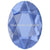 Serinity Rhinestones Non Hotfix Oval (2603) Sapphire-Serinity Flatback Rhinestones Crystals (Non Hotfix)-4x3mm - Pack of 10-Bluestreak Crystals
