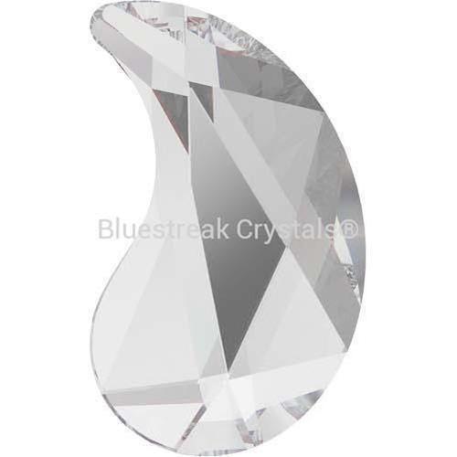 Serinity Rhinestones Non Hotfix Paisley Y (2365) Crystal-Serinity Flatback Rhinestones Crystals (Non Hotfix)-6x3.7mm - Pack of 6-Bluestreak Crystals