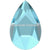 Serinity Rhinestones Non Hotfix Pear (2303) Aquamarine-Serinity Flatback Rhinestones Crystals (Non Hotfix)-8x5mm - Pack of 10-Bluestreak Crystals