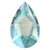 Serinity Rhinestones Non Hotfix Pear (2303) Aquamarine Shimmer-Serinity Flatback Rhinestones Crystals (Non Hotfix)-8x5mm - Pack of 10-Bluestreak Crystals