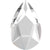 Serinity Rhinestones Non Hotfix Pear (2303) Crystal-Serinity Flatback Rhinestones Crystals (Non Hotfix)-8x5mm - Pack of 10-Bluestreak Crystals