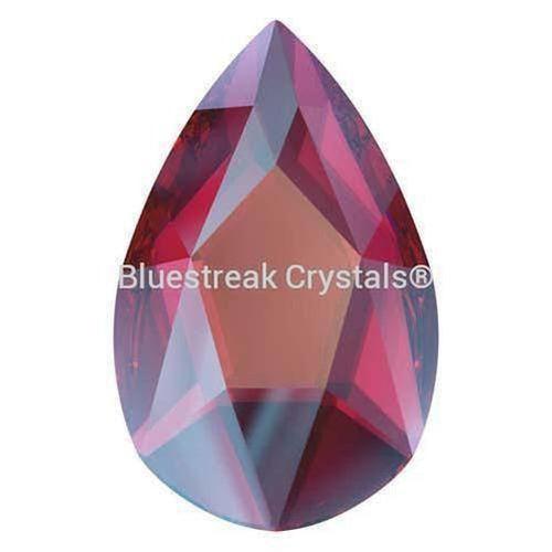 Serinity Rhinestones Non Hotfix Pear (2303) Scarlet Shimmer-Serinity Flatback Rhinestones Crystals (Non Hotfix)-8x5mm - Pack of 10-Bluestreak Crystals