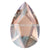 Serinity Rhinestones Non Hotfix Pear (2303) Vintage Rose Shimmer-Serinity Flatback Rhinestones Crystals (Non Hotfix)-8x5mm - Pack of 10-Bluestreak Crystals