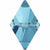 Serinity Rhinestones Non Hotfix Rhombus (2709) Aquamarine-Serinity Flatback Rhinestones Crystals (Non Hotfix)-10x6mm - Pack of 4-Bluestreak Crystals