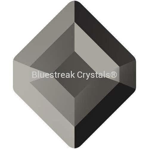 Serinity Rhinestones Non Hotfix Small Hexagon (2777) Jet Hematite UNFOILED-Serinity Flatback Rhinestones Crystals (Non Hotfix)-5x4.2mm - Pack of 8-Bluestreak Crystals