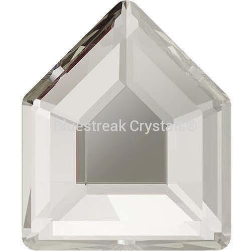 Serinity Rhinestones Non Hotfix Small Pentagon (2775) Crystal Silver Shade-Serinity Flatback Rhinestones Crystals (Non Hotfix)-5x4.2mm - Pack of 8-Bluestreak Crystals