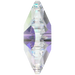 Serinity Sew On Crystals Daisy Spacer (3700) Crystal AB UNFOILED - Bluestreak Crystals