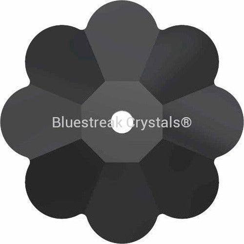 Serinity Sew On Crystals Daisy Spacer (3700) Jet UNFOILED-Serinity Sew On Crystals-6mm - Pack of 10-Bluestreak Crystals