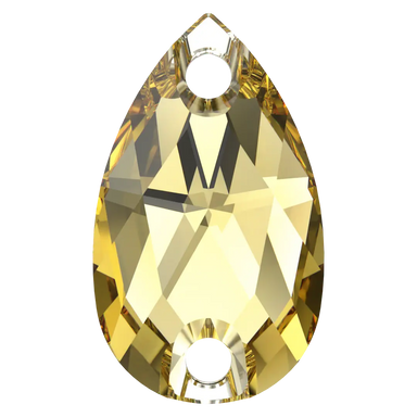 Serinity Sew On Crystals Peardrop (3230) Dark Jonquil - Bluestreak Crystals