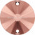 Serinity Sew On Crystals Rivoli (3200) Blush Rose-Serinity Sew On Crystals-10mm - Pack of 4-Bluestreak Crystals