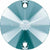 Serinity Sew On Crystals Rivoli (3200) Light Turquoise-Serinity Sew On Crystals-10mm - Pack of 4-Bluestreak Crystals